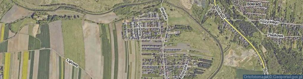 Zdjęcie satelitarne Sosnowa ul.